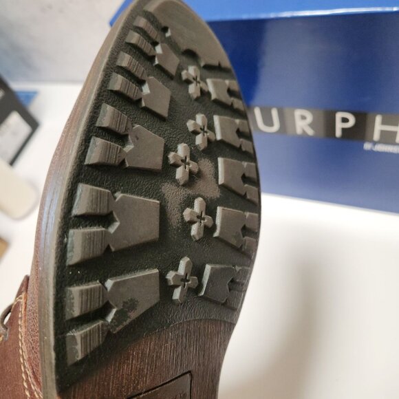 Johnston & Murphy Comstock Boots 8.5M Brown Leather Chukka NOT ORIGINAL BOX - Picture 16 of 16